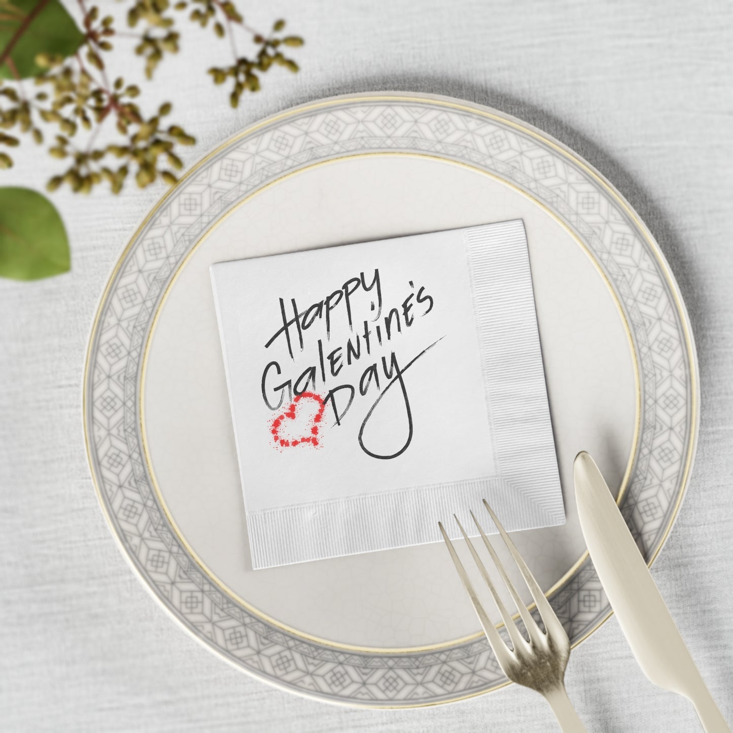 GALentine's Day Friendship Celebration Napkins