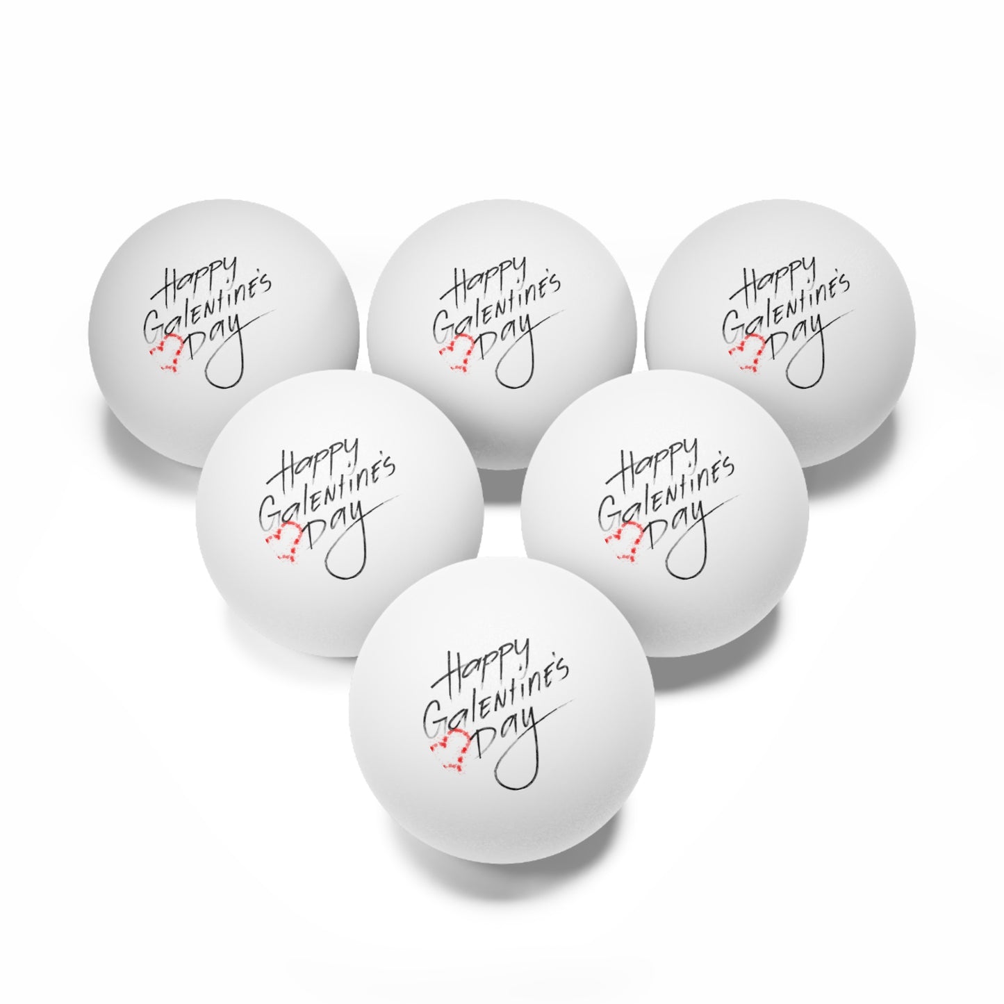 Ping Pong Balls, 6 pcs